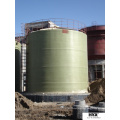 Fiber Glass Reinforced Plastic Large Tank on Site